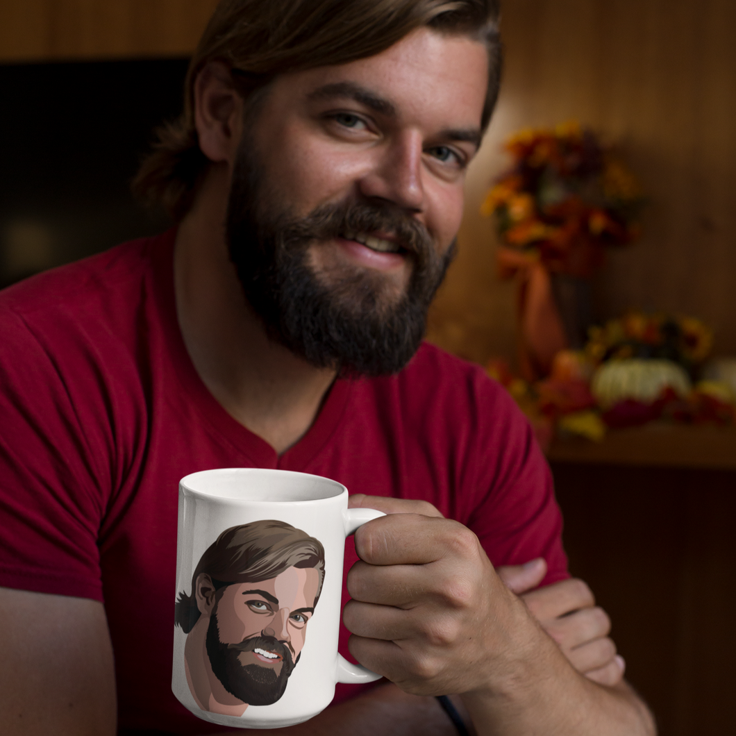 Personalized White Mug - Graphic Photo