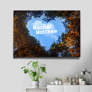 personalized canvas with names